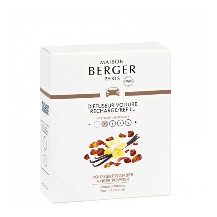 Lampe Berger Pudriger Amber Refill Autoduft Set 2 Stck
