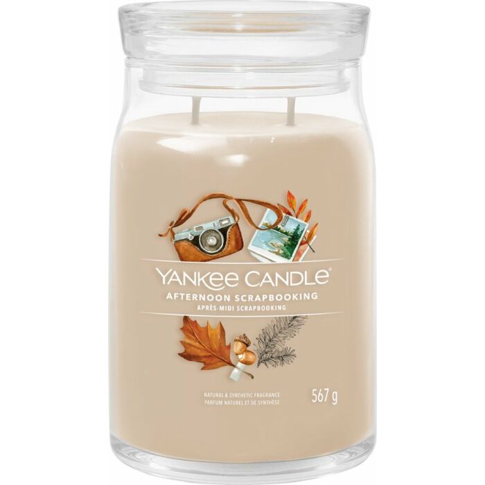 Afternoon Scrapbooking large Jar - Yankee Candle