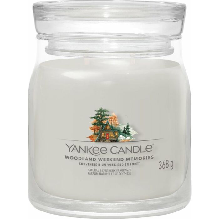 Woodland Weekend Memories medium Jar - Yankee Candle Woodland Weekend Memories medium Jar - Yankee Candle