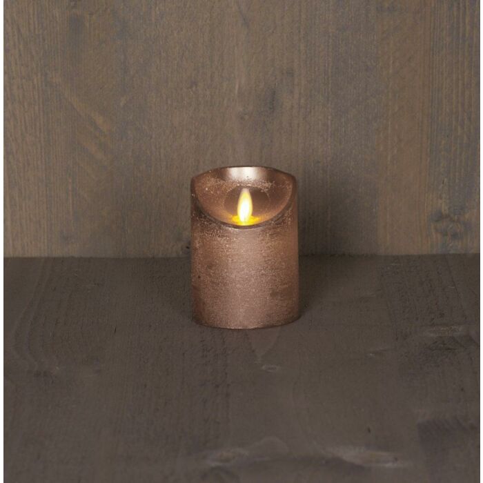 LED-Kerze rustikale bewegliche Flamme bronze 10 cm - Anna's Collection LED-Kerze rustikale bewegliche Flamme bronze 10 cm - Anna's Collection