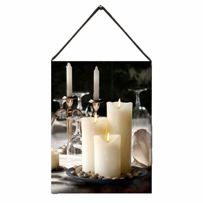 LED-Leinwand Kerzen 15 cm LED-Leinwand Kerzen 15 cm
