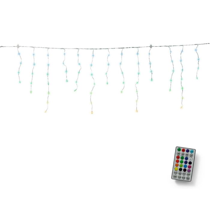 LED-Eiszapfenleuchten pvc Farbwechseleffekte 280 cm - Lumineo