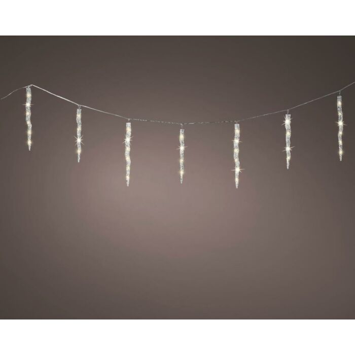 LED Eiszapfenleuchten Blinkeffekt 360 cm - Lumineo