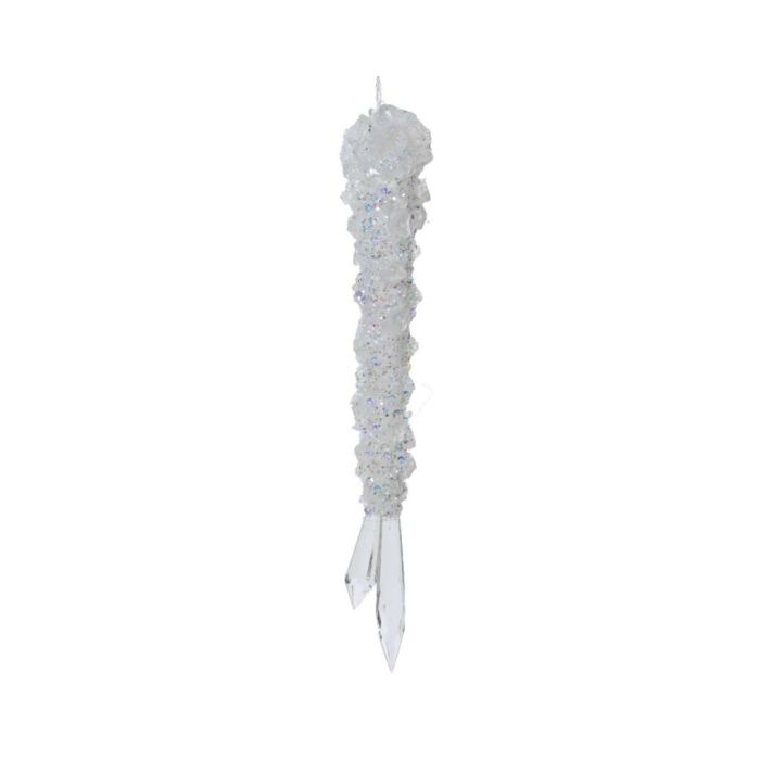 Eiszapfen aus Kunststoff 23 cm Eiszapfen aus Kunststoff 23 cm