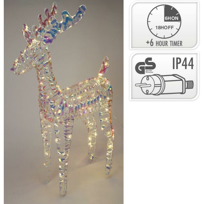 Rentier Regenbogen 80 cm Rentier Regenbogen 80 cm