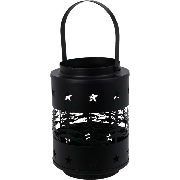 Laterne schwarz L 24 cm Laterne schwarz L 24 cm