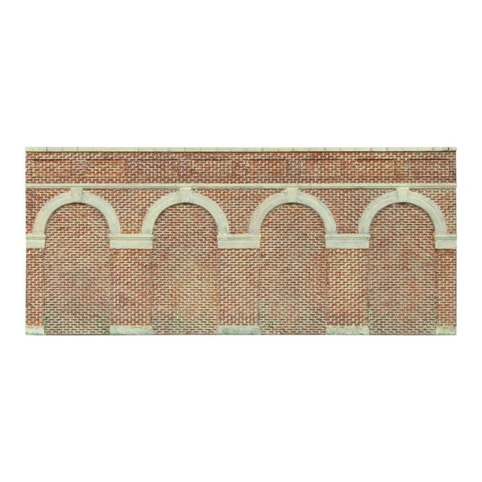 Backsteinstützmauern 2 Stück Maßstab 1:76 Backsteinstützmauern 2 Stück Maßstab 1:76