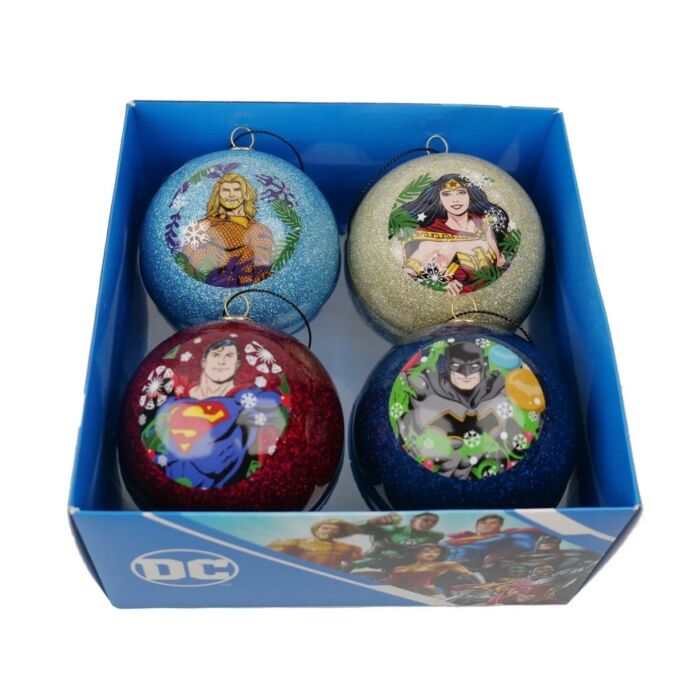 Marvel box Weihnachtskugeln Satz von 4 - Kurt Adler Marvel box Weihnachtskugeln Satz von 4 - Kurt Adler