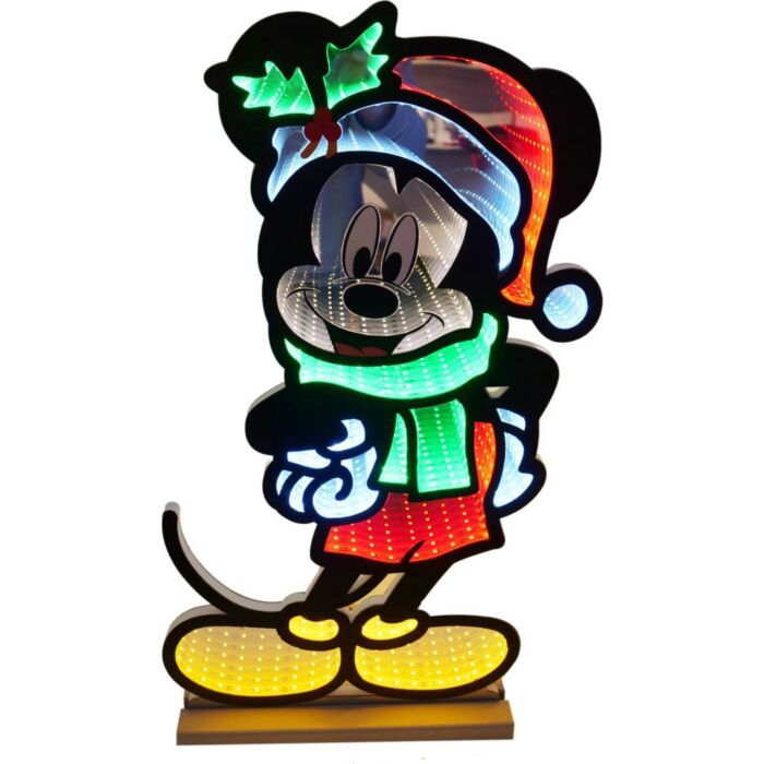 Weihnachtsfigur Mickey mit Beleuchtung 60 cm - Disney