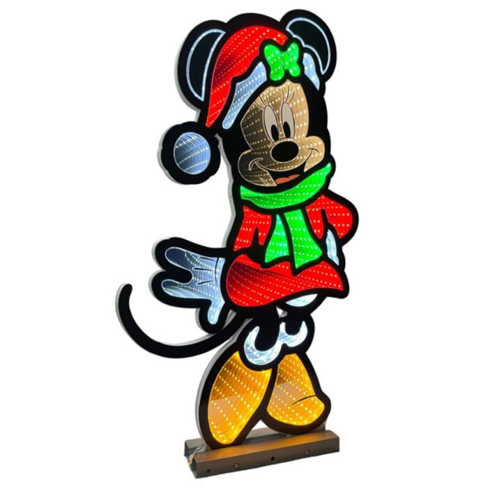 Weihnachtsfigur Minnie mit Beleuchtung 90 cm - Disney
