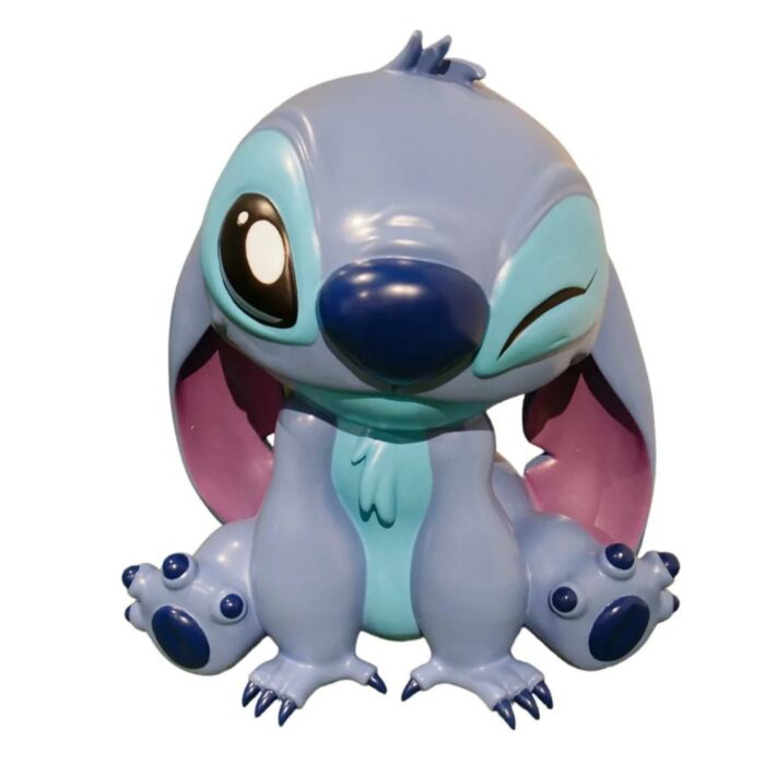 Gartenskulptur Stitch sitzend XL blau - Disney Gartenskulptur Stitch sitzend XL blau - Disney