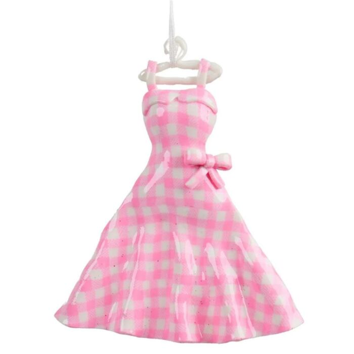 Clay Dough Pink Dress Ornament 14 cm - Kurt Adler