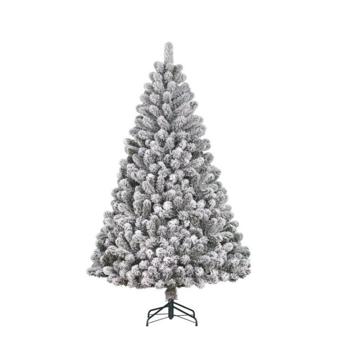 Weihnachtsbaum Charlton grün mit Schnee 215 cm – Black Box