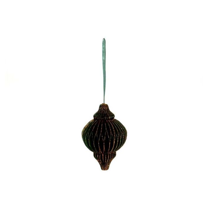 Anhängerkugel Honeycomb Papier grün 15 cm - HBX