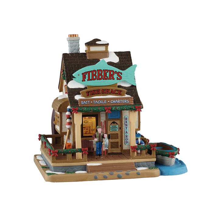 Lemax Fibber's Fish Shack, mit Adapter