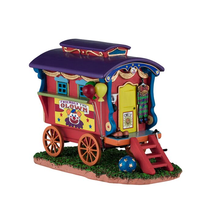Lemax Friendly The Clown Caravan Lemax Friendly The Clown Caravan