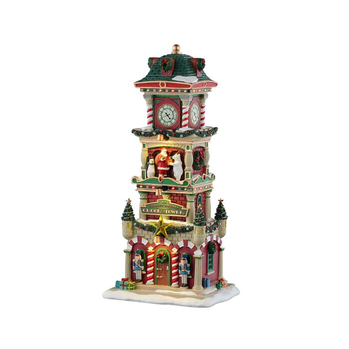 Lemax The Village Square Clock Tower, B/O (4.5V) Lemax The Village Square Clock Tower, B/O (4.5V)