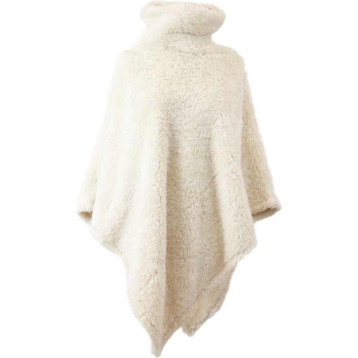 Poncho Dara 80 x 75 cm dove white - Unique Living