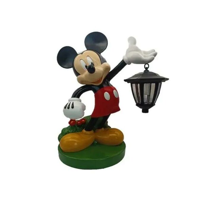 Gartenskulptur Mickey Mouse mit Laterne - Disney Gartenskulptur Mickey Mouse mit Laterne - Disney