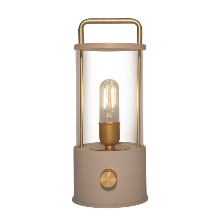 Windlicht warmweiß LED kabellos braun L 11 cm Windlicht warmweiß LED kabellos braun L 11 cm