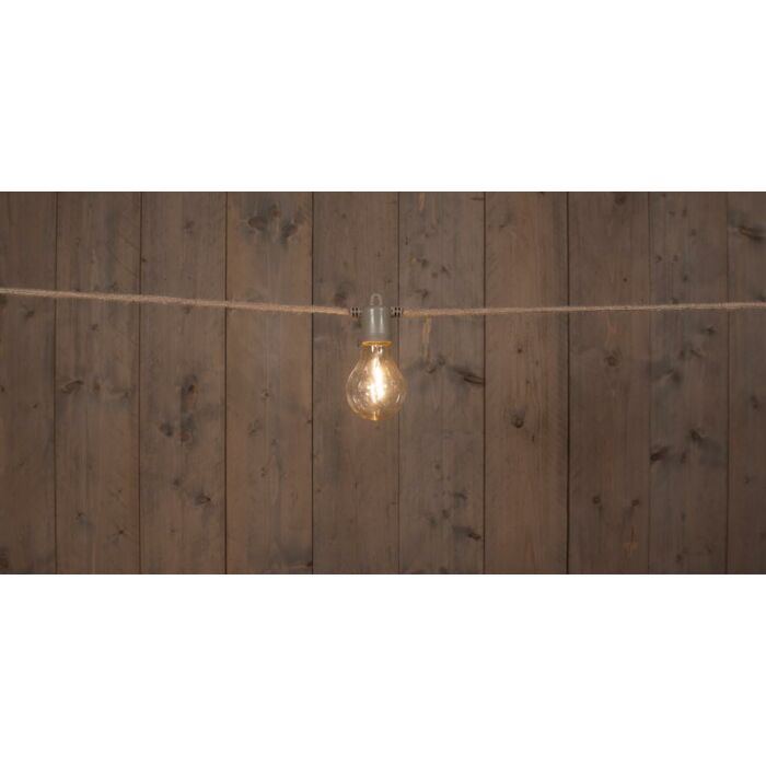 Partybeleuchtung 10 Lichter klassisch braun Kabellänge 10 m Partybeleuchtung 10 Lichter klassisch braun Kabellänge 10 m