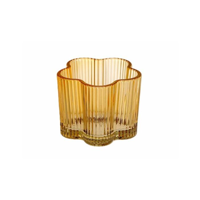Teelicht Floresk gelb Ø 7,7 cm - HBX Teelicht Floresk gelb Ø 7,7 cm - HBX