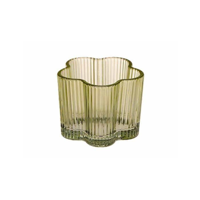 Teelicht Floresk grün Ø 7,7 cm - HBX Teelicht Floresk grün Ø 7,7 cm - HBX