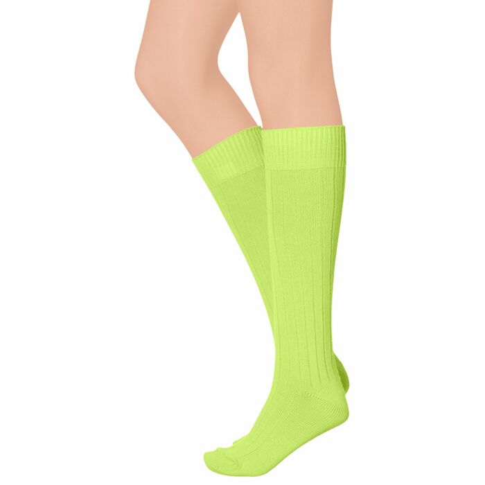 Oberschenkelsocken gelb Oberschenkelsocken gelb