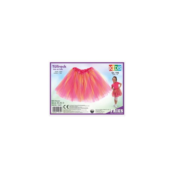 Tüllrock Rosa Kinder 116