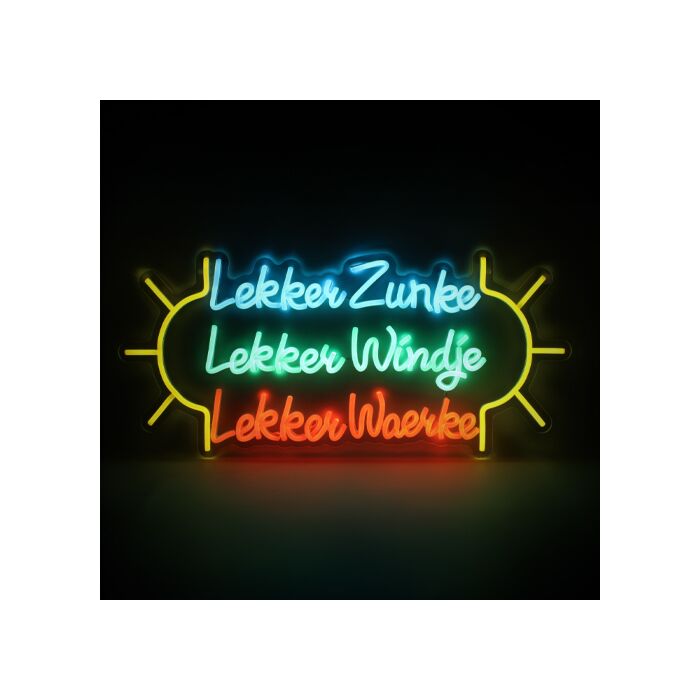 Neonlicht Karneval Lekker Zunke multi 