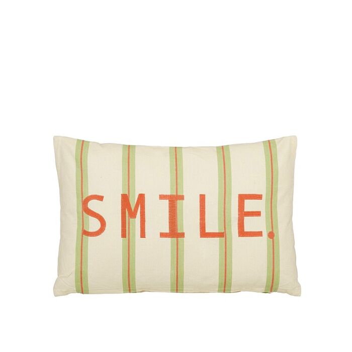 Kissen Smile grün 55 cm - Mica Kissen Smile grün 55 cm - Mica
