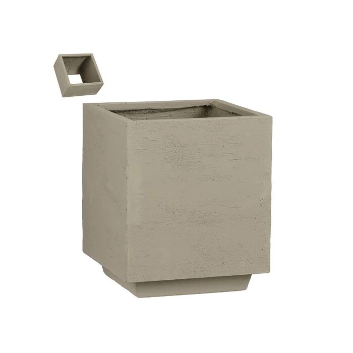 Pflanzgefäß Donny bodenlos grau 30 cm - Mica Pflanzgefäß Donny bodenlos grau 30 cm - Mica