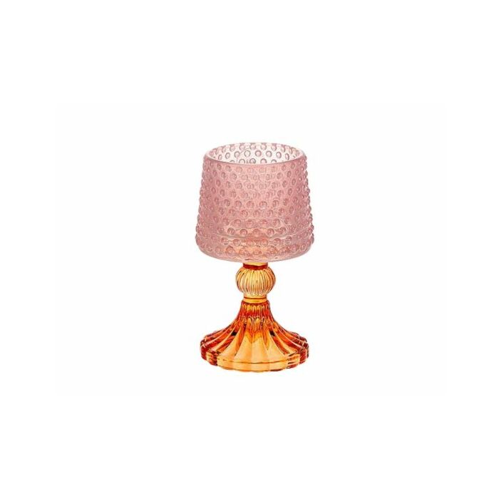 Teelichthalter Clary rosa Ø 8,3 cm - HBX Teelichthalter Clary rosa Ø 8,3 cm - HBX