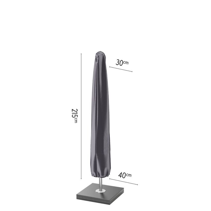 Sonnenschirmbezug H215 cm schwarz - Platinum