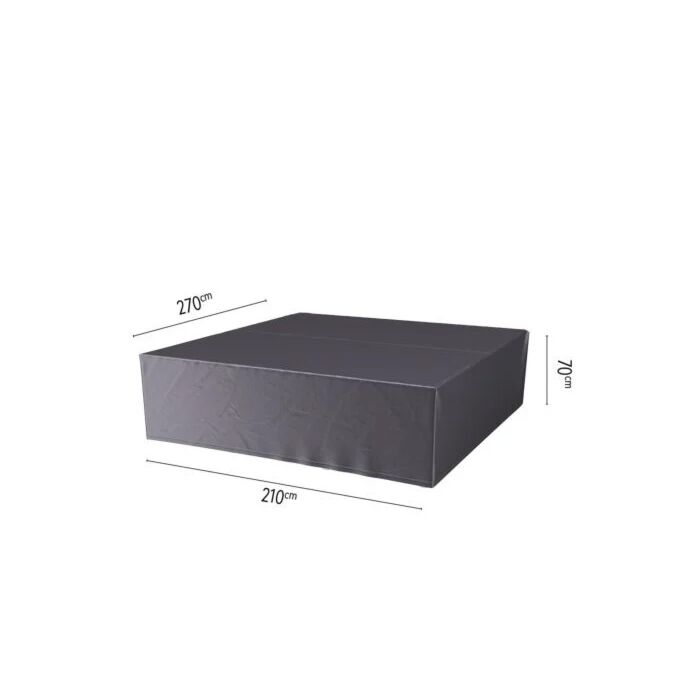 Lounge-Set Abdeckung L 270 cm schwarz - Platinum
