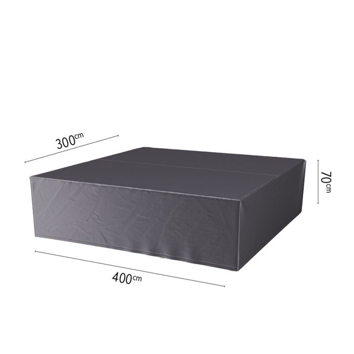 Lounge-Set Abdeckung L 400 cm schwarz - Platinum Lounge-Set Abdeckung L 400 cm schwarz - Platinum
