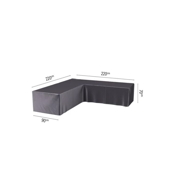 Lounge-Set Abdeckung L 220 cm schwarz - Platinum Lounge-Set Abdeckung L 220 cm schwarz - Platinum