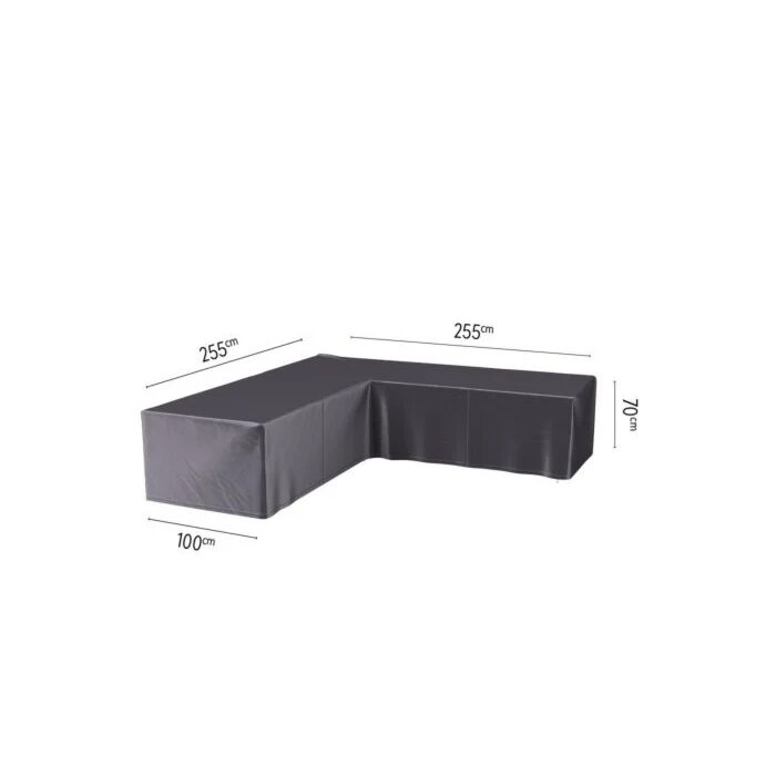 Lounge-Set Abdeckung L 255 cm schwarz - Platinum Lounge-Set Abdeckung L 255 cm schwarz - Platinum