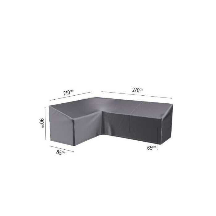 Lounge-Set Abdeckung L links L 270 cm HB schwarz - Platinum Lounge-Set Abdeckung L links L 270 cm HB schwarz - Platinum