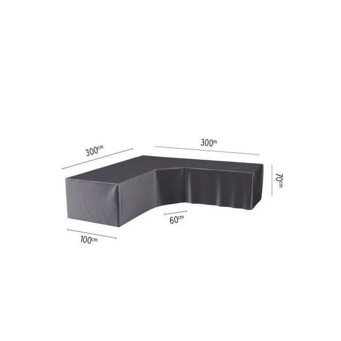 Lounge-Set Abdeckung L/Trapeze L 300 cm schwarz - Platinum Lounge-Set Abdeckung L/Trapeze L 300 cm schwarz - Platinum