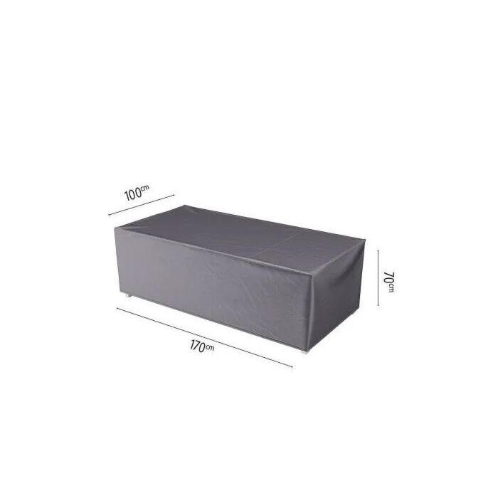 Abdeckung für Lounge-Plattform L 170 cm schwarz - Platinum