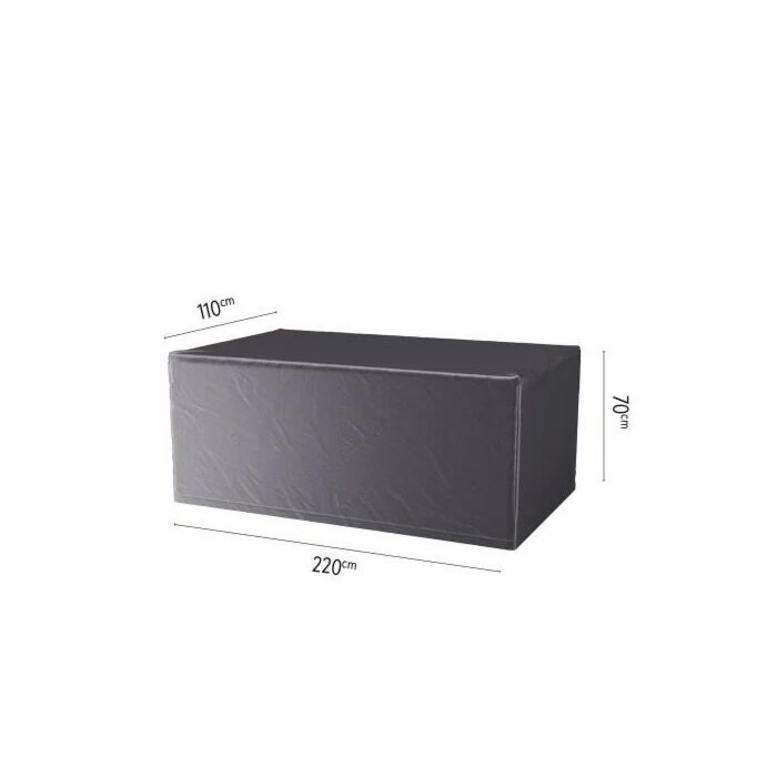 Abdeckung für Gartengarnitur L 130 cm schwarz - Platinum Abdeckung für Gartengarnitur L 130 cm schwarz - Platinum