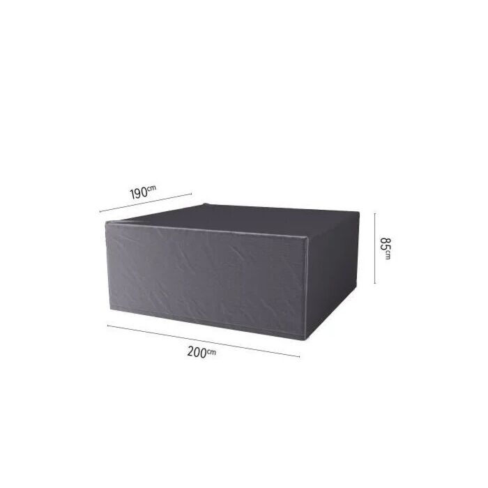 Abdeckung für Gartengarnitur L 200 cm schwarz - Platinum Abdeckung für Gartengarnitur L 200 cm schwarz - Platinum