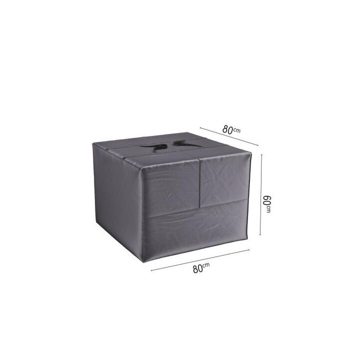 Kissenhülle 80 x 80 schwarz - Platinum