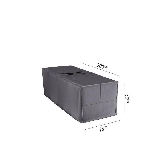 Kissenhülle 200 x 75 schwarz - Platinum