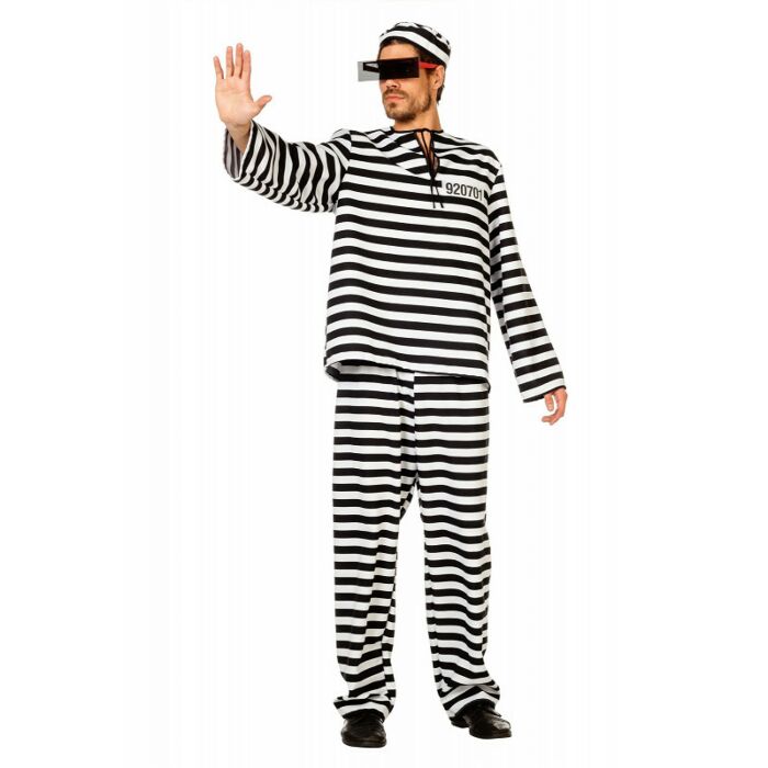 Räuberanzug schwarz-weiß Größe 62 Räuberanzug schwarz-weiß Größe 62