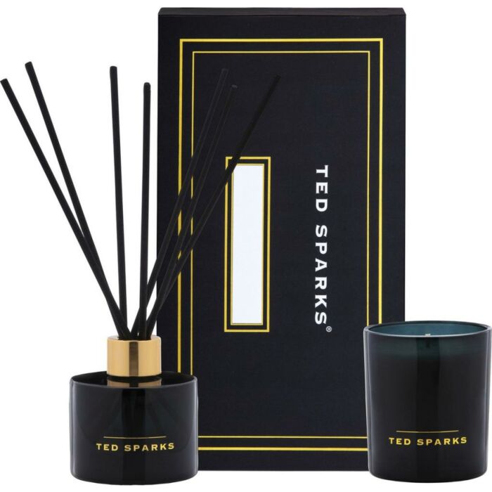 Geschenkset Duftkerze und Diffusor Bamboo Peony – Ted Sparks