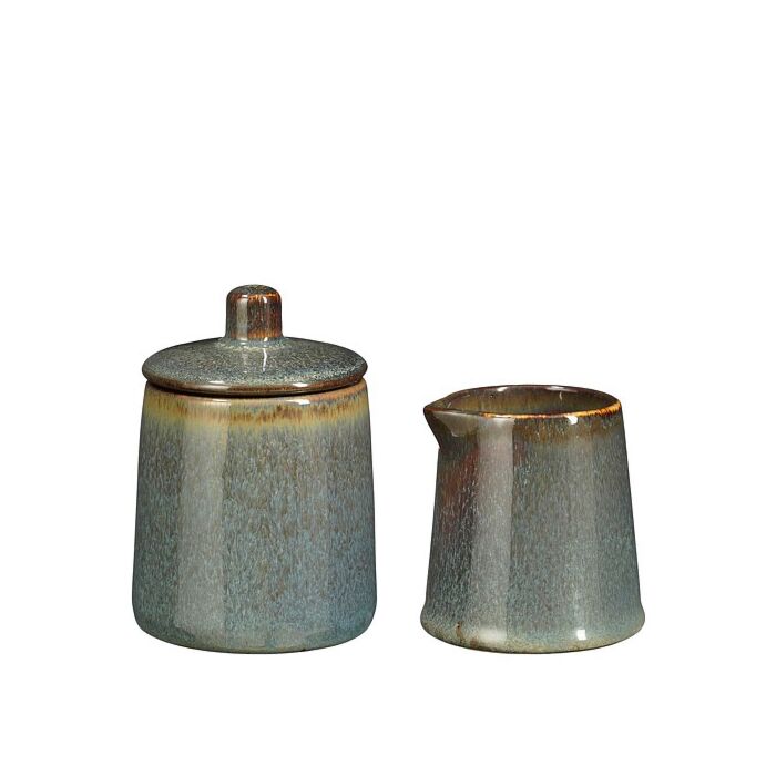 Racco Zucker-Milch-Set grün 2 Stück Ø 7,5 cm - Mica Racco Zucker-Milch-Set grün 2 Stück Ø 7,5 cm - Mica