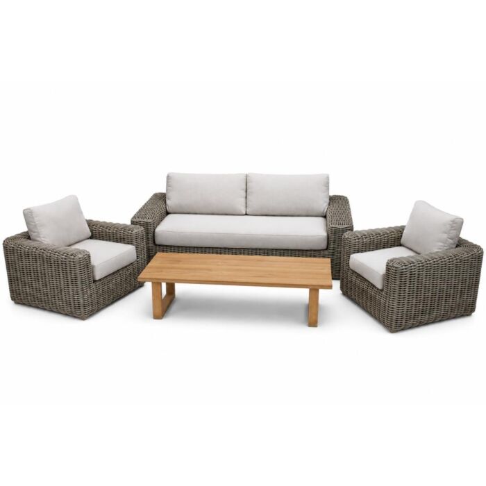 Lounge-Set Brazil Mexican Sand naturfarben 4-teilig