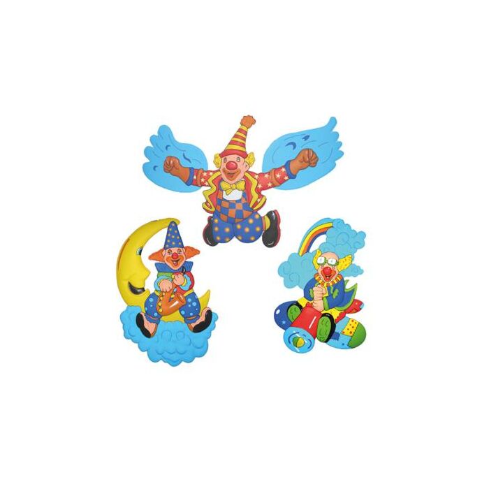 Clown Masken Dekoration